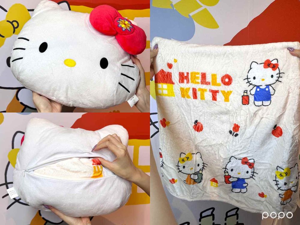 國民乳霜攜手三麗鷗！京城之霜首次聯名Hello Kitty、包裝印上超萌凱蒂貓，獨家毛毯抱枕、毛絨化妝包、椅墊只送不賣！-12
