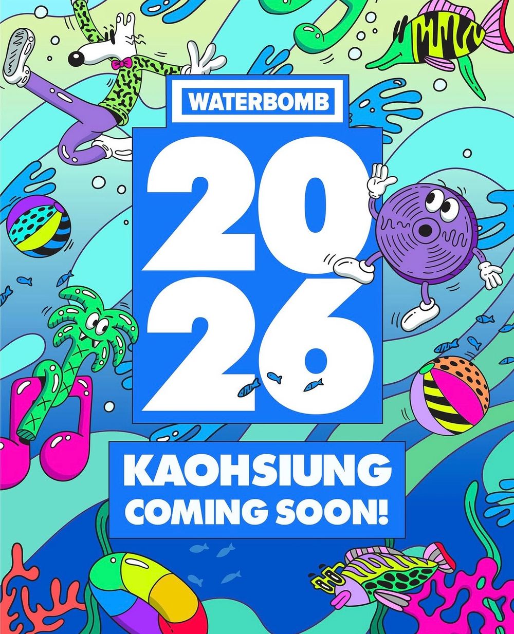 2026太快樂！WATERBOMB確定引爆高雄，AAA將重返世運、ACON於7/25提前在林口體育館登場！-2