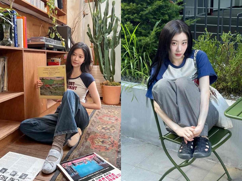 夏天T恤怎麼穿？5招「不無聊穿搭技巧」學起來！短版衣櫃必備、原來滾邊是今年關鍵字！-4