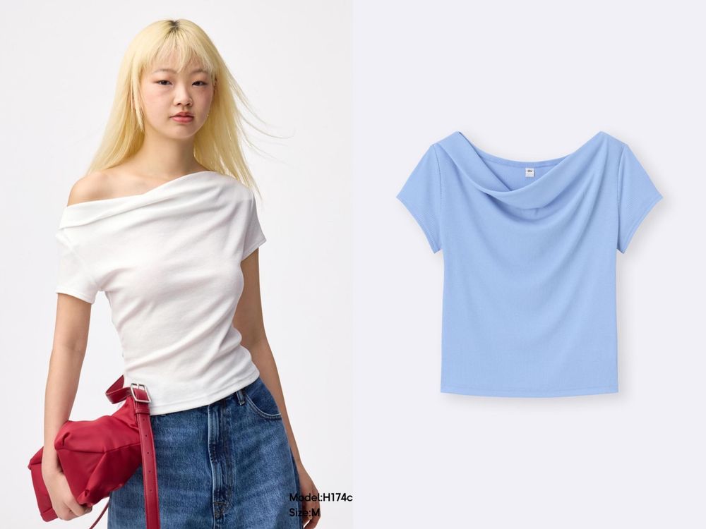夏天T恤怎麼穿？5招「不無聊穿搭技巧」學起來！短版衣櫃必備、原來滾邊是今年關鍵字！-12