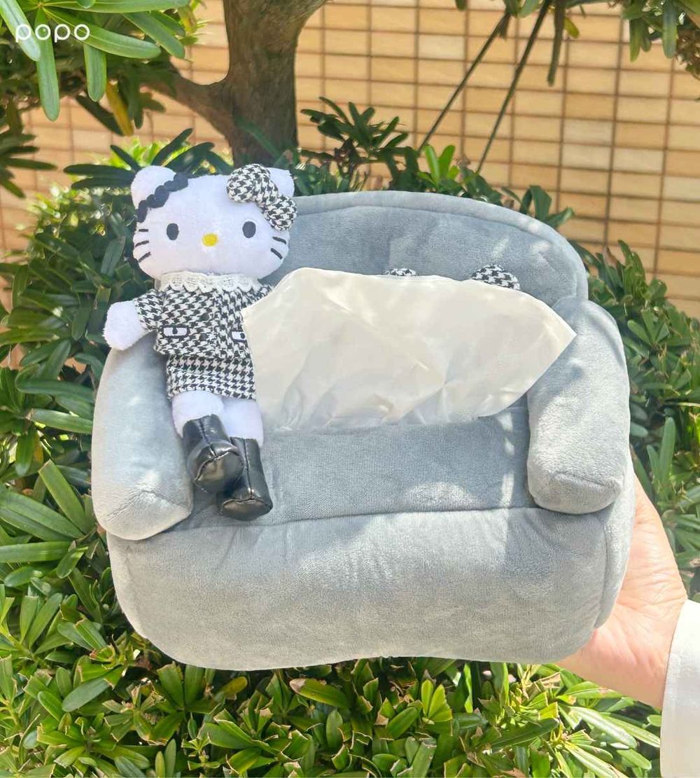 長腿Hello Kitty在7-11！超可愛70公分曬黑Kitty絨毛玩偶、豹紋凱蒂貓飲料提袋」免飛日本就能買！-6