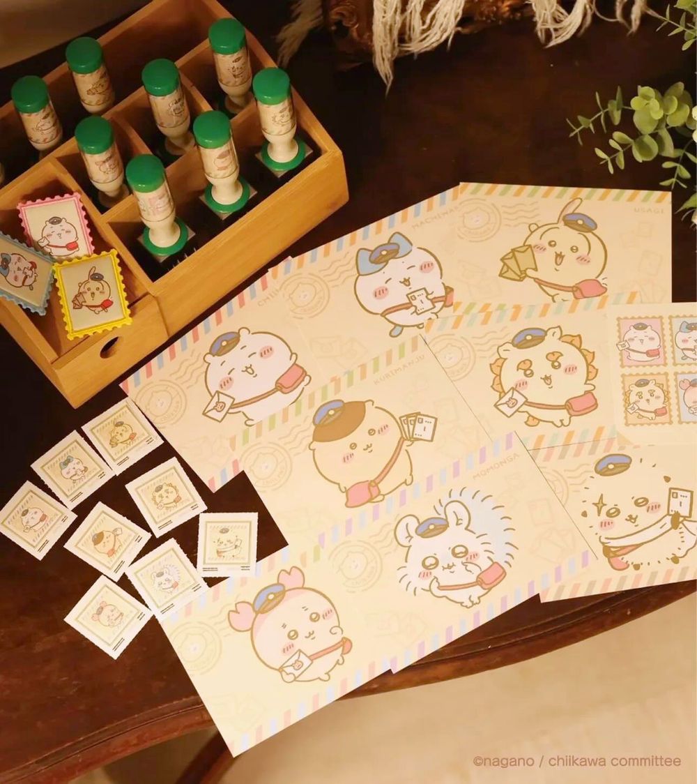 吉伊卡哇跟日本郵局聯名了！超可愛「郵差烏薩奇郵票+明信片組、小八日期戳章」全都想收藏！-1