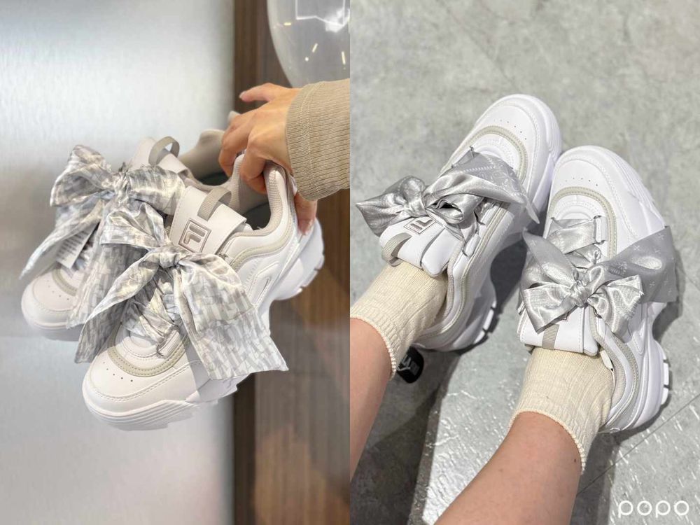 FILA沒打算放過大家！新款「神級美鞋」悄悄登場！厚底設計一秒拉長比例、還可以和媽媽穿母女鞋！-4