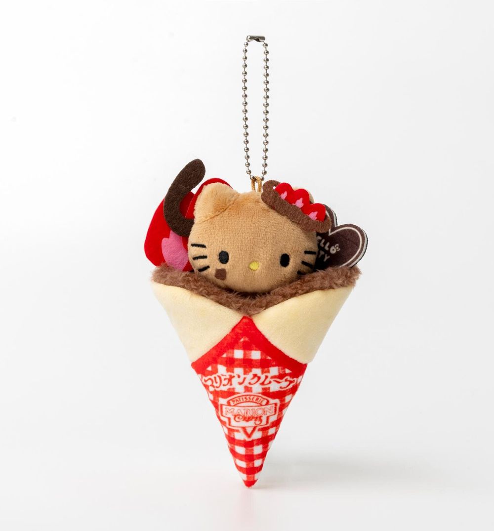 誰把凱蒂貓包進可麗餅了！日妞狂討論「Hello Kitty巧克力可麗餅吊飾」可愛發瘋、這天開賣！-3