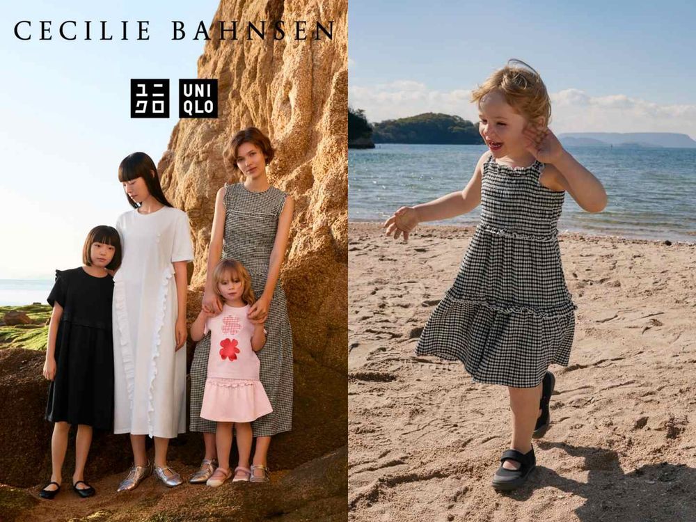 UNIQLO首度聯名Cecilie Bahnsen！「澎澎袖長裙、大花上衣」超必收、把北歐浪漫穿進日常！-18