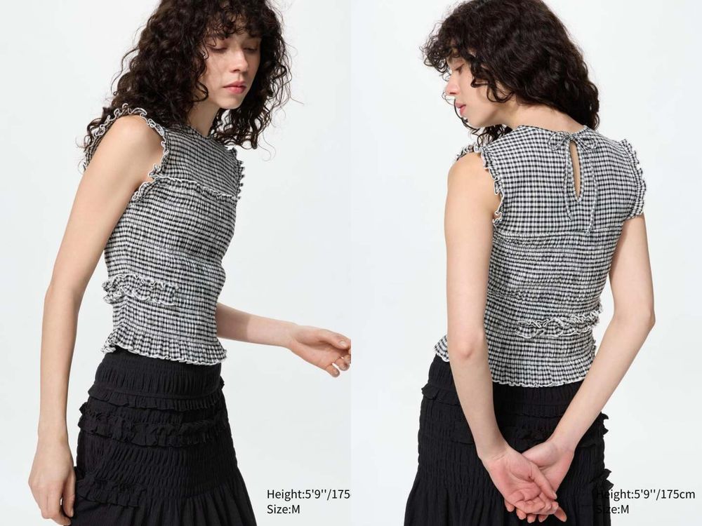 UNIQLO首度聯名Cecilie Bahnsen！「澎澎袖長裙、大花上衣」超必收、把北歐浪漫穿進日常！-3