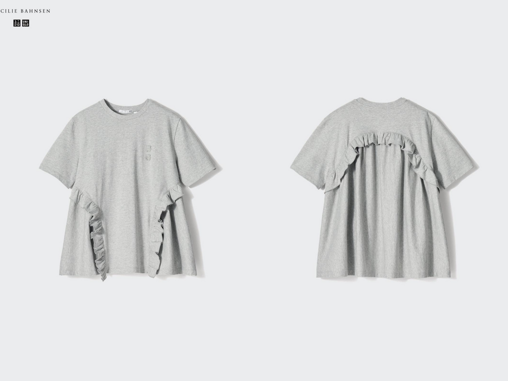 UNIQLO首度聯名Cecilie Bahnsen！「澎澎袖長裙、大花上衣」超必收、把北歐浪漫穿進日常！-4