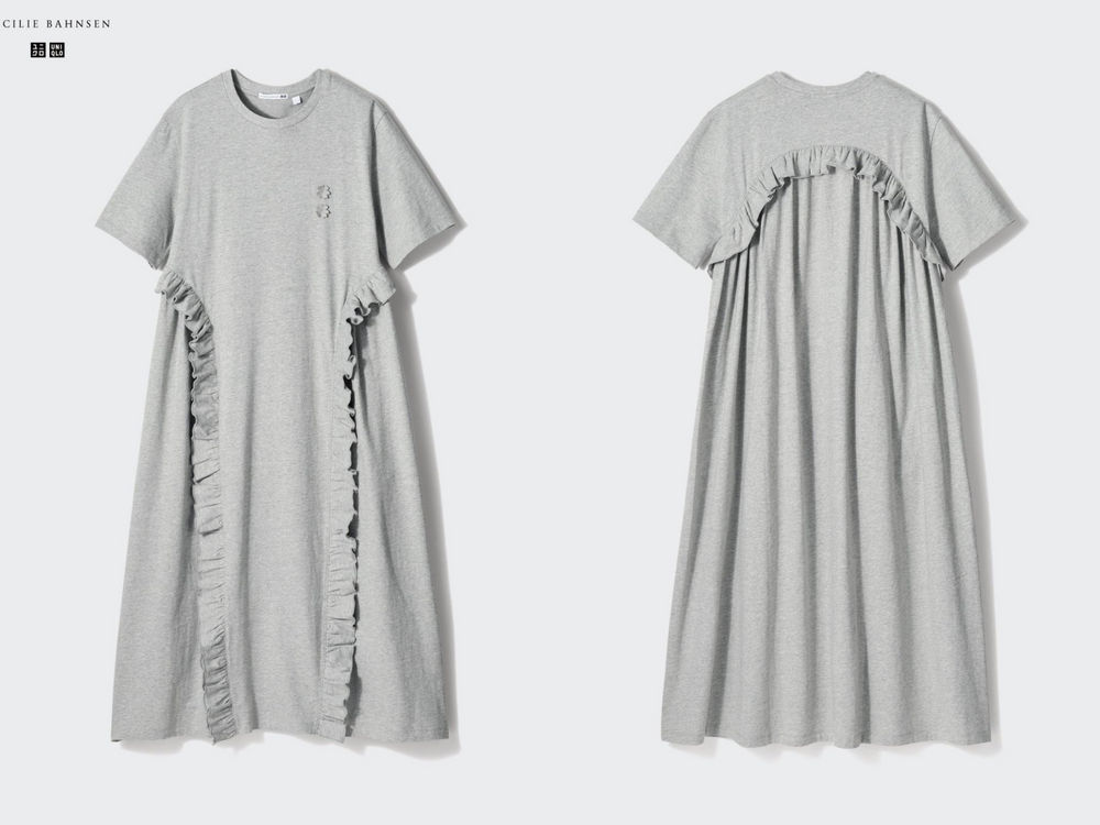 UNIQLO首度聯名Cecilie Bahnsen！「澎澎袖長裙、大花上衣」超必收、把北歐浪漫穿進日常！-12
