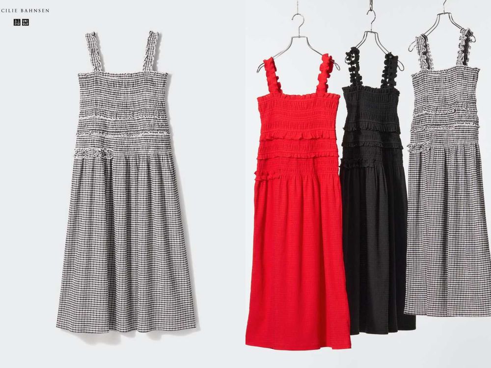 UNIQLO首度聯名Cecilie Bahnsen！「澎澎袖長裙、大花上衣」超必收、把北歐浪漫穿進日常！-14