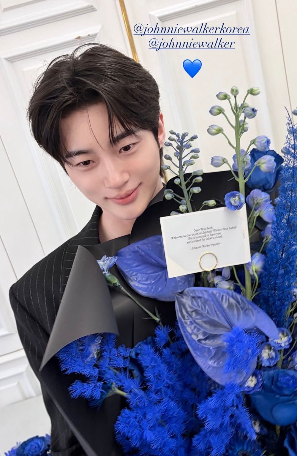 理安大君又解鎖新代言！邊佑錫宣布成Johnnie Walker藍牌代言人、廣告照帥到想醉倒在他懷裡！-2