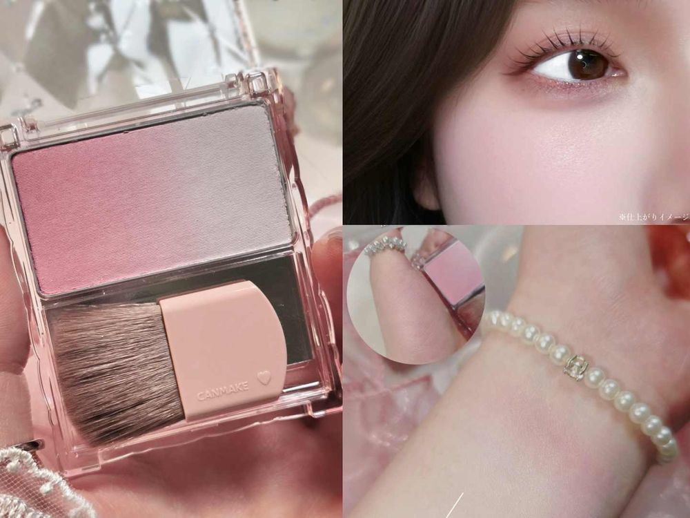 開賣被搶到缺貨！CANMAKE漸層腮紅結合頰彩＋打亮、一刷曖昧光澤太高級，被譽為SUQQU平替，獨賣資訊趕快筆記！-7