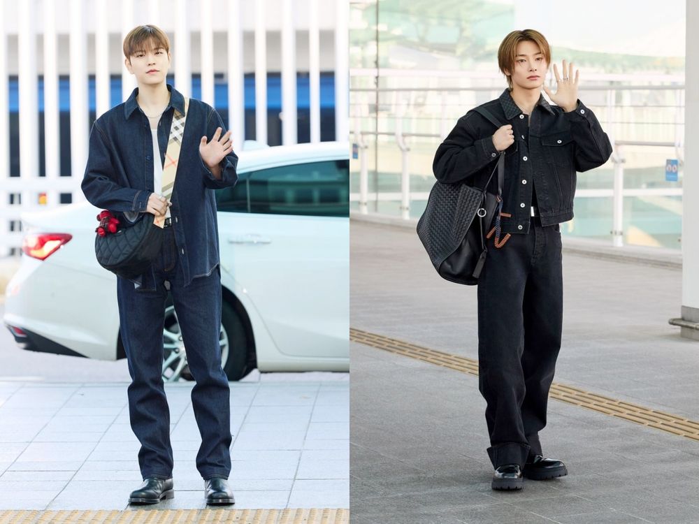 想不到怎麼穿？韓星機場穿搭5招不敗公式！Felix、Jisoo堪稱範本、圭賢快閃來台「運動外套」被問爆！-4