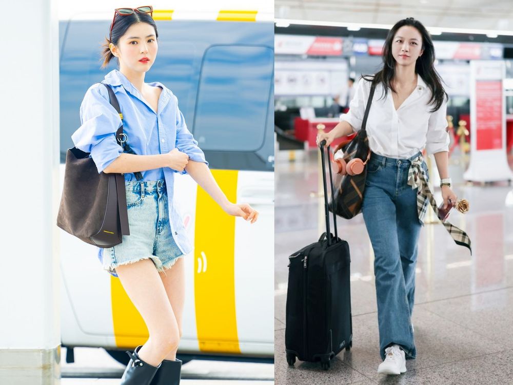 想不到怎麼穿？韓星機場穿搭5招不敗公式！Felix、Jisoo堪稱範本、圭賢快閃來台「運動外套」被問爆！-2