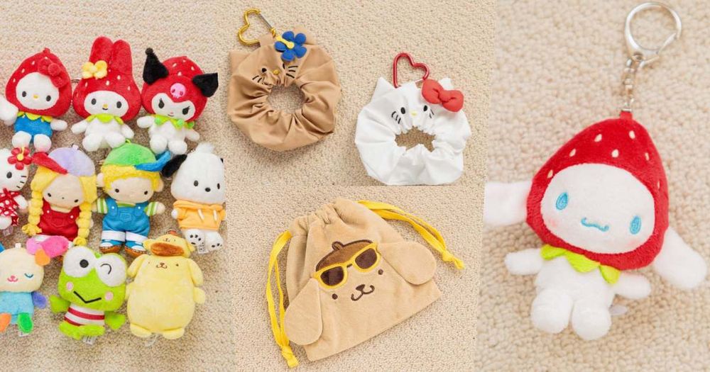 日妞瘋搶款來了！LOWRYS FARM三麗鷗聯名終於登台！「草莓布丁狗、曬黑凱蒂貓」吊飾全部都要買！-1