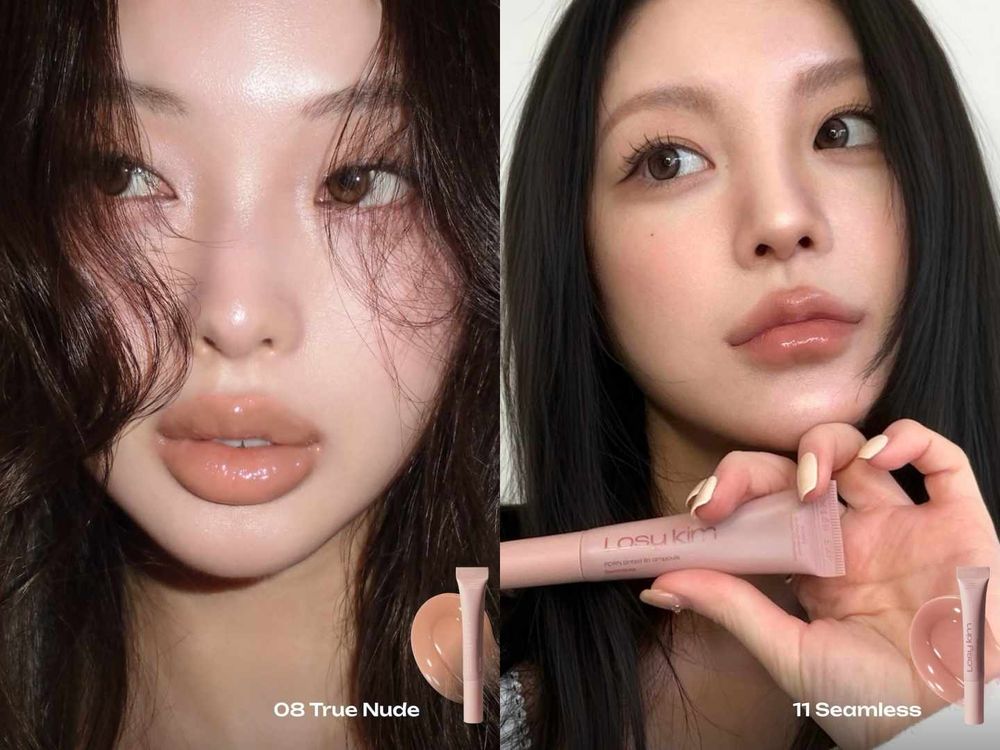 白開水裸透美學天花板！韓女最愛LosyKim唇蜜＋迷你水光腮紅限定組，無腦完成淡顏氛圍妝，OLIVE YOUNG獨賣！-12