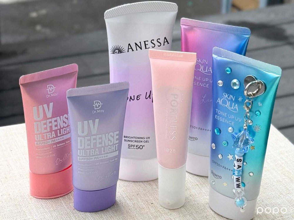 2026平價飾底乳評比！曼秀雷敦、安耐曬、Dr.May、1028，藍色＆紫色提亮蠟黃有感，這款一抹毛孔都隱形！-12