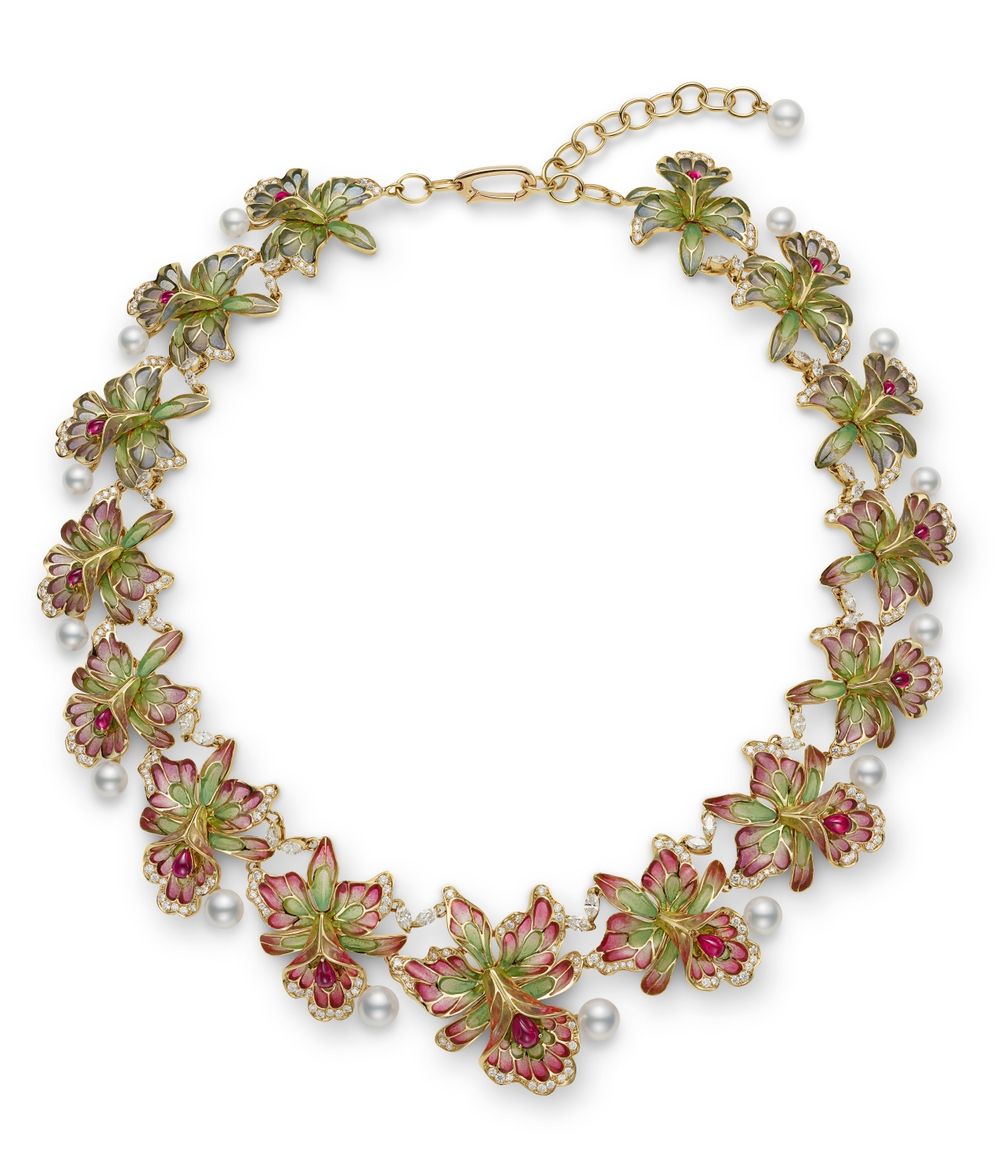 看漂亮的東西最療癒！MIKIMOTO全新珠寶展登場！楊謹華配戴101克拉「珍珠鑽石項鍊」、真的美瘋了！-11