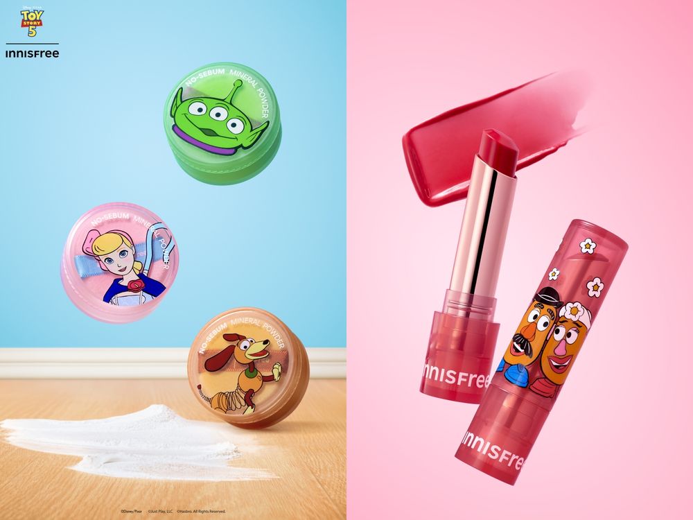 2026最萌美妝聯名！INNISFREE攜手《玩具總動員5》，三眼怪、翠絲變身人氣精華、彈簧狗蜜粉可愛瘋，整套都想收藏！-6