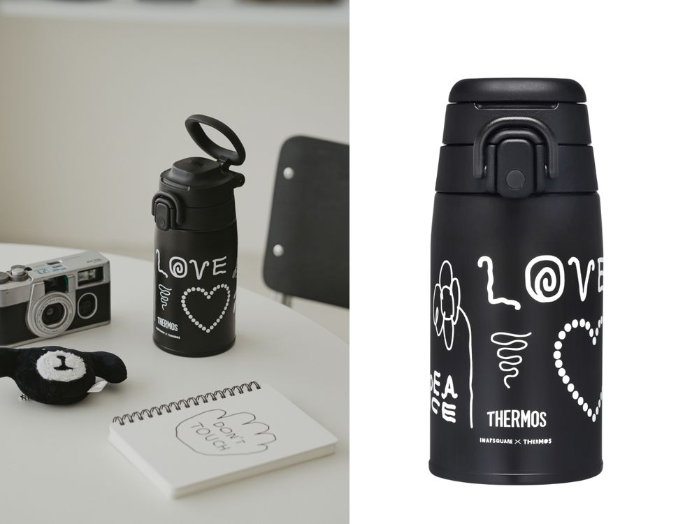 膳魔師跟韓妞最愛INAPSQUARE聯名了！超可愛限定「黑白狗狗保溫杯、帆布袋」全都想帶回家！-2