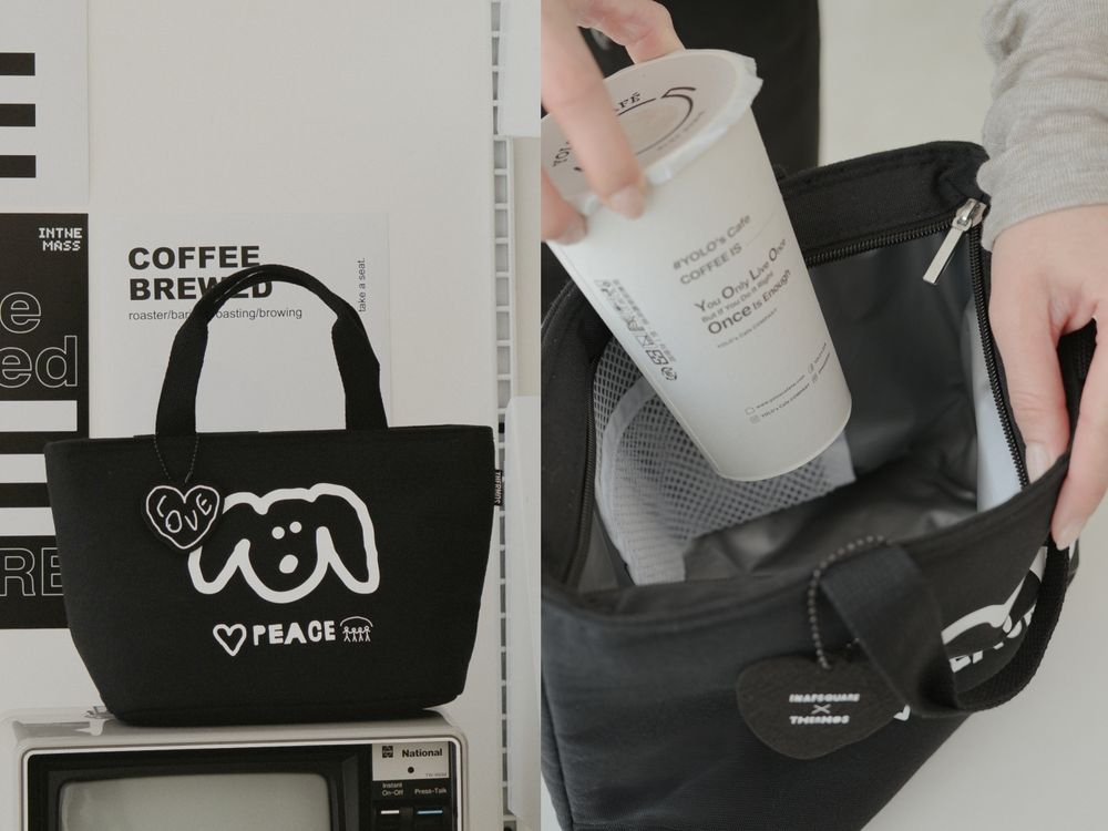 膳魔師跟韓妞最愛INAPSQUARE聯名了！超可愛限定「黑白狗狗保溫杯、帆布袋」全都想帶回家！-4