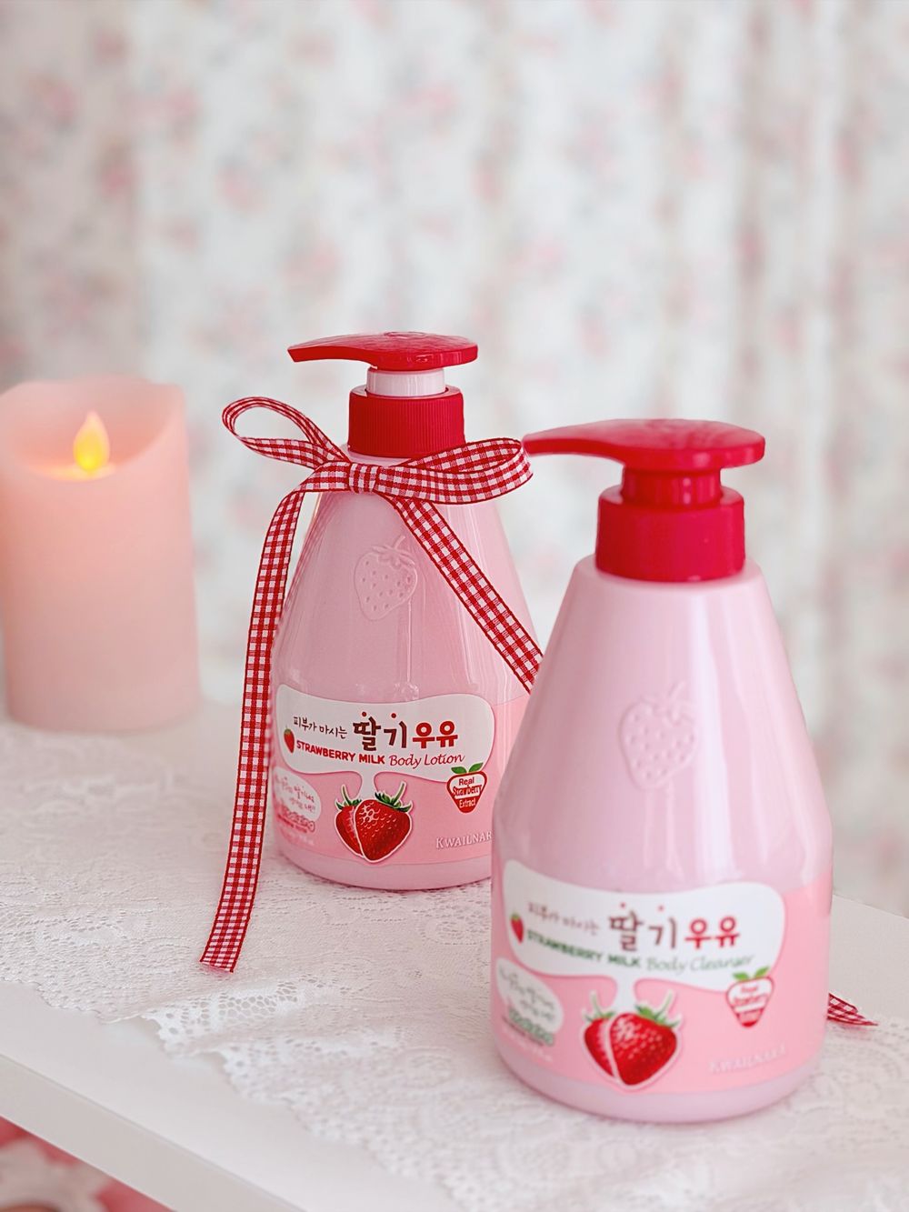 連呼吸都變甜！「草莓牛奶」香氛保養徹底翻紅，神還原韓國超商最萌飲料，洗出春天最貼膚的「純欲奶香」！-7