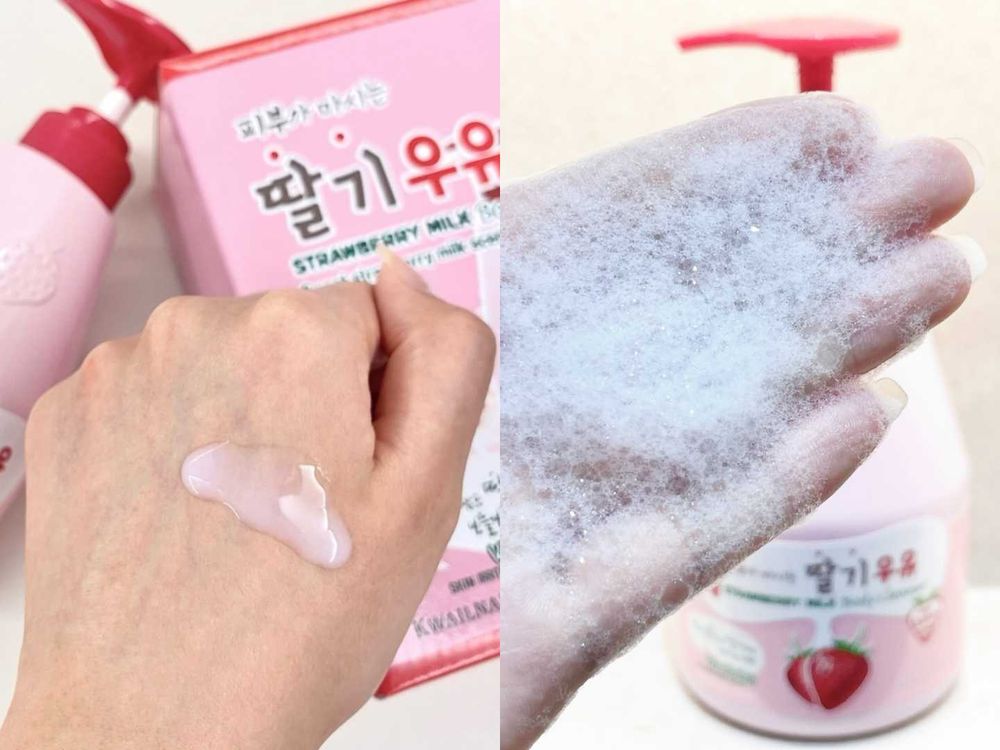 連呼吸都變甜！「草莓牛奶」香氛保養徹底翻紅，神還原韓國超商最萌飲料，洗出春天最貼膚的「純欲奶香」！-8