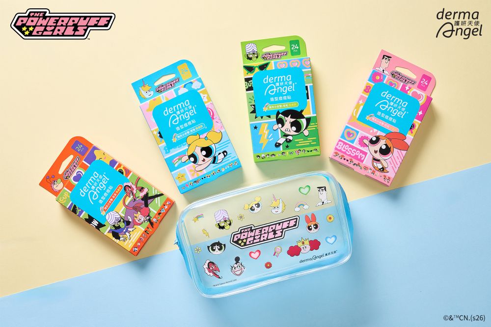 期待已久終於開賣！護妍天使聯名飛天小女警「花花、泡泡、毛毛、魔人啾啾」變身痘痘貼，打擊痘痘也能很可愛！-8
