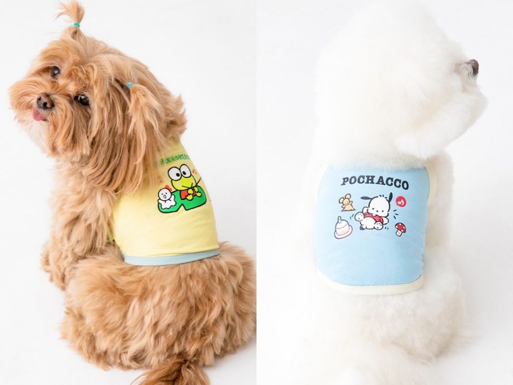連韓牌都淪陷！三麗鷗聯名「寵物系列」可愛到失控！Kitty背心、帕洽狗車車小背包...還有冰枕收納包！-7