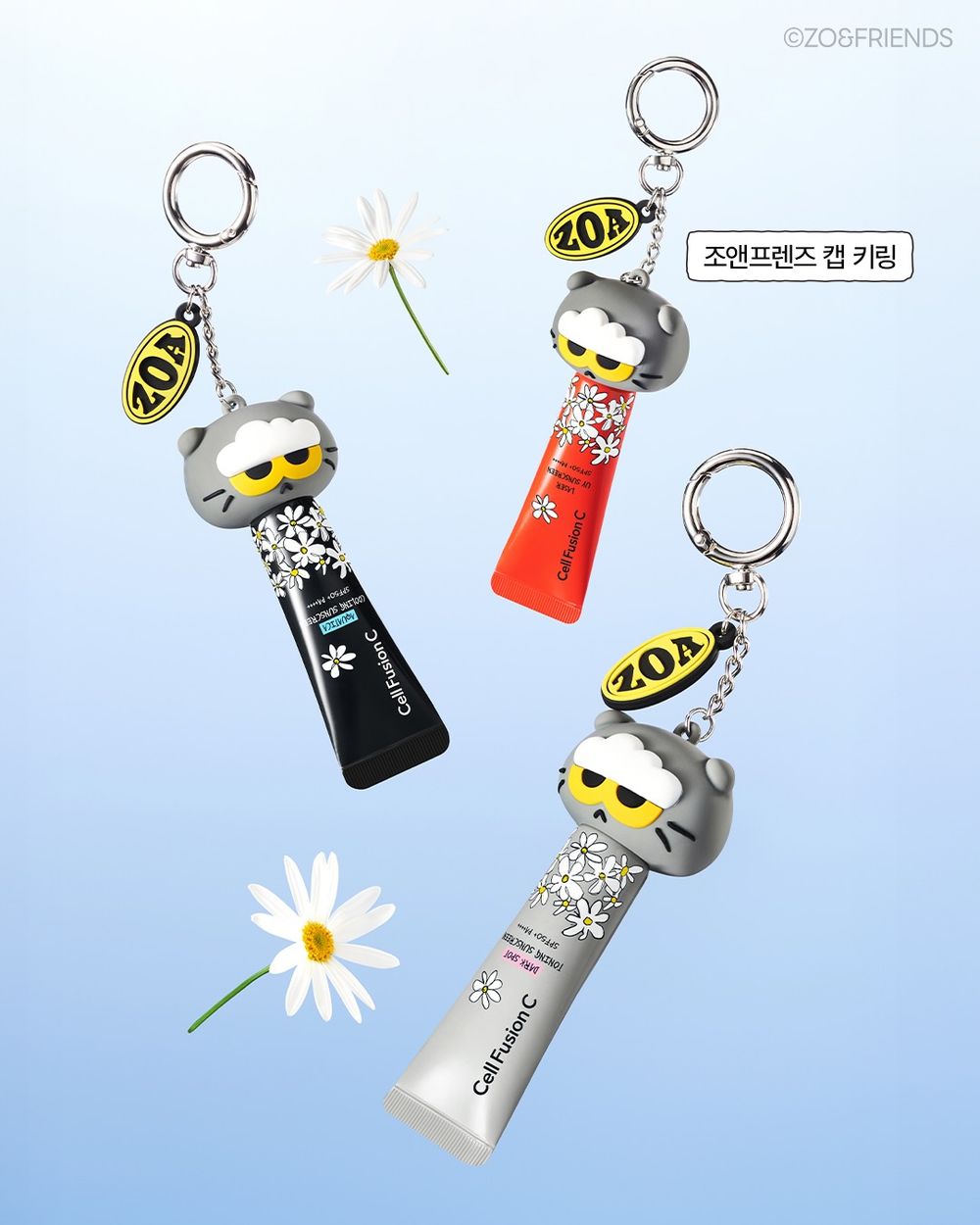 GD的貓又來賺飼料錢！Cell Fusion C防曬聯名「ZOA雲朵貓」洗版全網，藍色降溫、粉色濾鏡、紅色醫美級一次收！-4