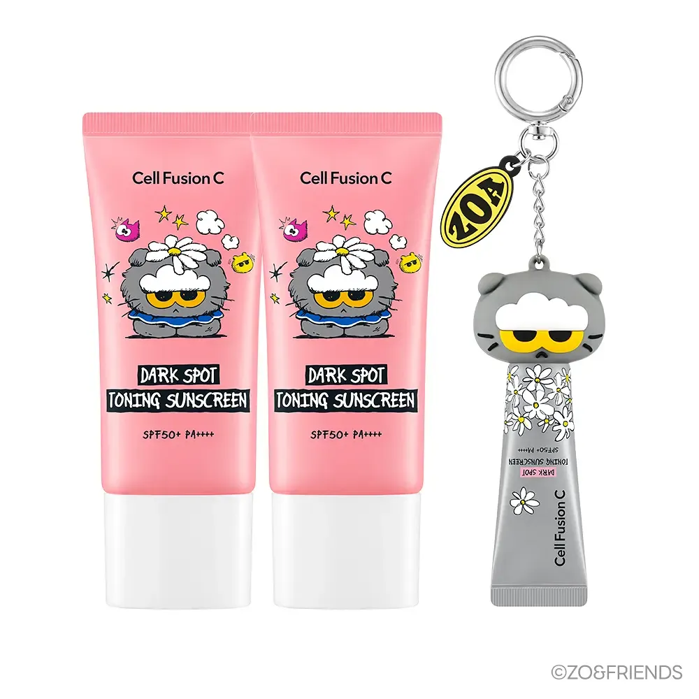 GD的貓又來賺飼料錢！Cell Fusion C防曬聯名「ZOA雲朵貓」洗版全網，藍色降溫、粉色濾鏡、紅色醫美級一次收！-11