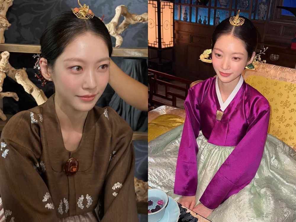 《21世紀大君夫人》 孔升妍韓服太仙氣！「蜜桃裸光大妃妝」全網問爆，低飽和眼妝＋透光腮紅、同款彩妝一次看！-5