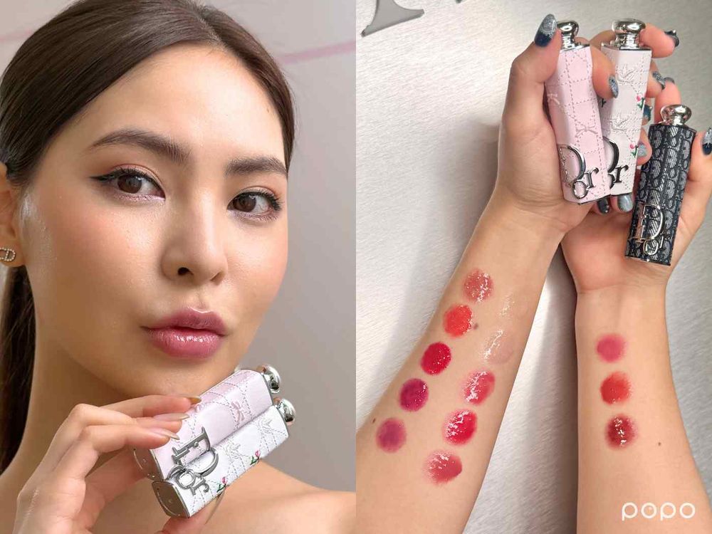 全網暴動迪奧水光唇膏開賣！JISOO同款初戀裸粉唇搭配蝴蝶結、玫瑰、丹寧限量高訂外殼，官網開賣秒售光！-7