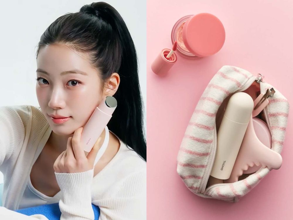 韓女醫美後、日常保養都必用！THOME官宣Kazuha新代言，專為20世代設計「好膚質」美容儀，痘痘肌、妝前都能用！-12