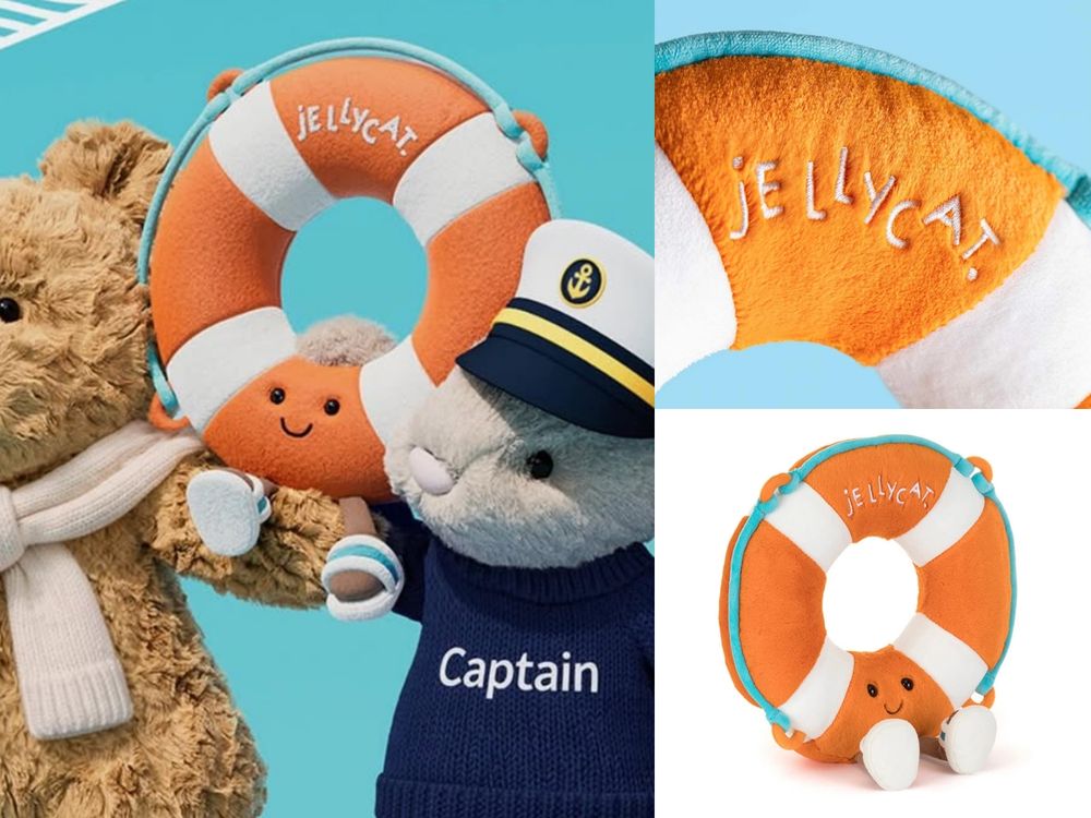 Jellycat海洋系列必買7大新品推薦！脆友狂討論「圓滾滾海獅、船員巴賽羅熊、救生圈玩偶」可愛發瘋！-6