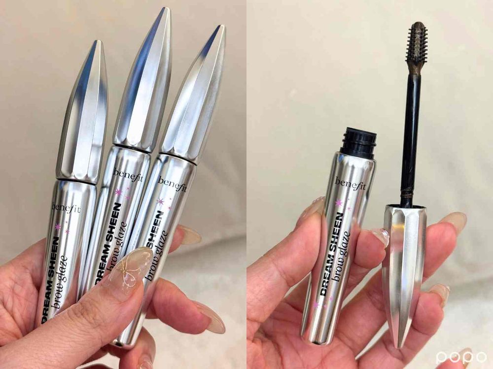 然竣眉毛直接封神！同款「冰霜光澤毛流眉」被問爆，Benefit亮晶晶眉膠一刷乾淨到發光，低飽和＋根根分明眉型洗版全網！-7