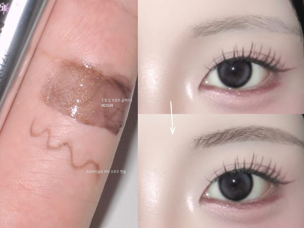 然竣眉毛直接封神！同款「冰霜光澤毛流眉」被問爆，Benefit亮晶晶眉膠一刷乾淨到發光，低飽和＋根根分明眉型洗版全網！-11
