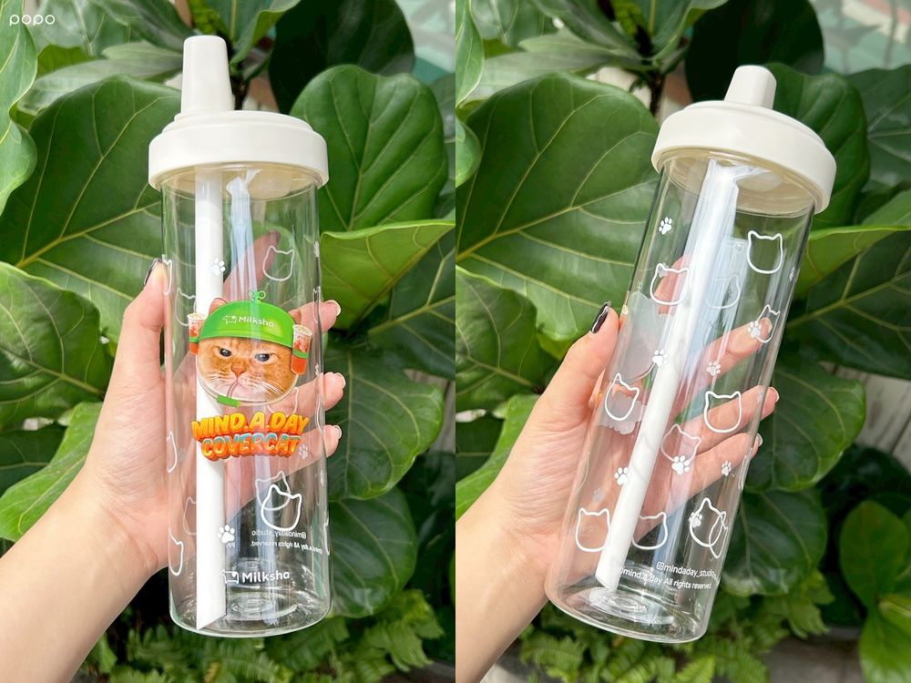 迷客夏跟迷因貓貓MIND.A.DAY聯名啦！超可愛「荔枝貓咪飲料杯套、綠茶貓貓保冷袋」貓奴必買！-2