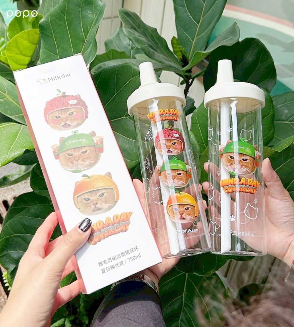 迷客夏跟迷因貓貓MIND.A.DAY聯名啦！超可愛「荔枝貓咪飲料杯套、綠茶貓貓保冷袋」貓奴必買！-11