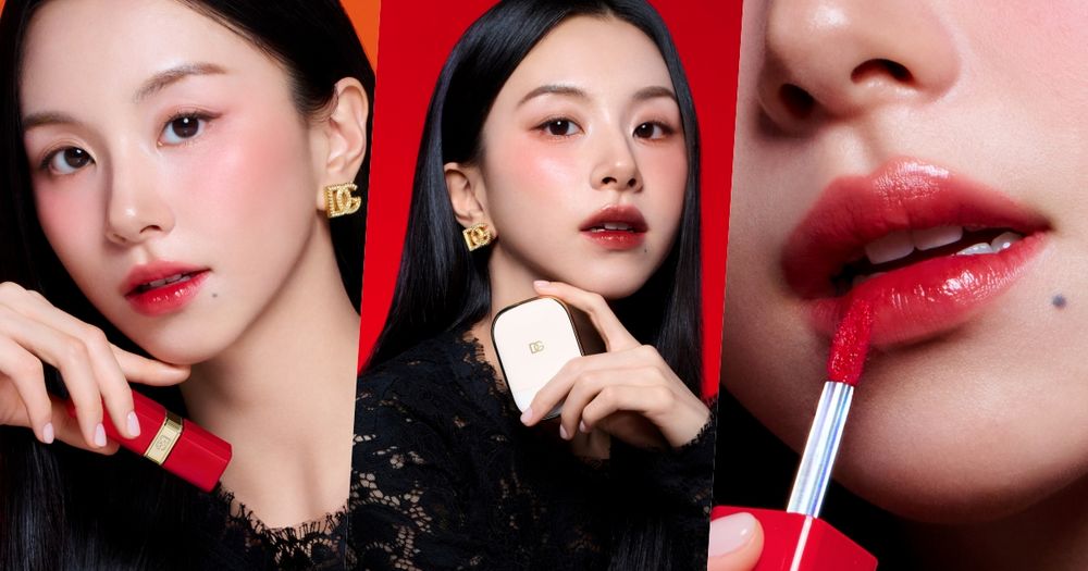 韓星帶貨力再爆！TWICE彩瑛空降DOLCE&GABBANA美妝謬思，果汁水光唇＋紅暈頰彩直接洗版全網！-1