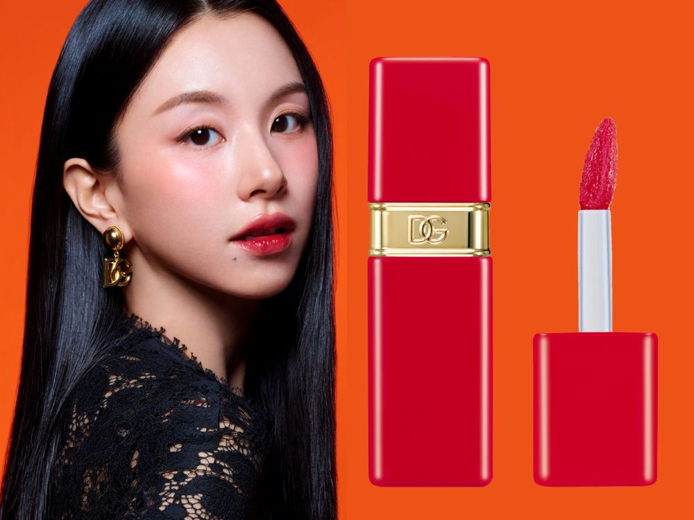 韓星帶貨力再爆！TWICE彩瑛空降DOLCE&GABBANA美妝謬思，果汁水光唇＋紅暈頰彩直接洗版全網！-3