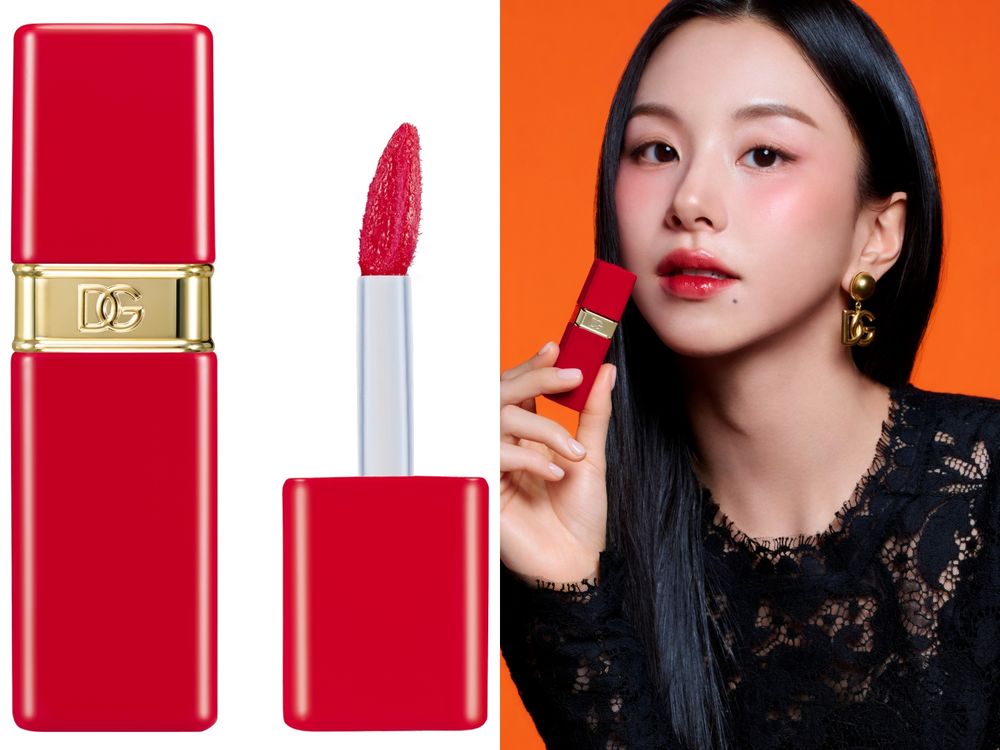 韓星帶貨力再爆！TWICE彩瑛空降DOLCE&GABBANA美妝謬思，果汁水光唇＋紅暈頰彩直接洗版全網！-10