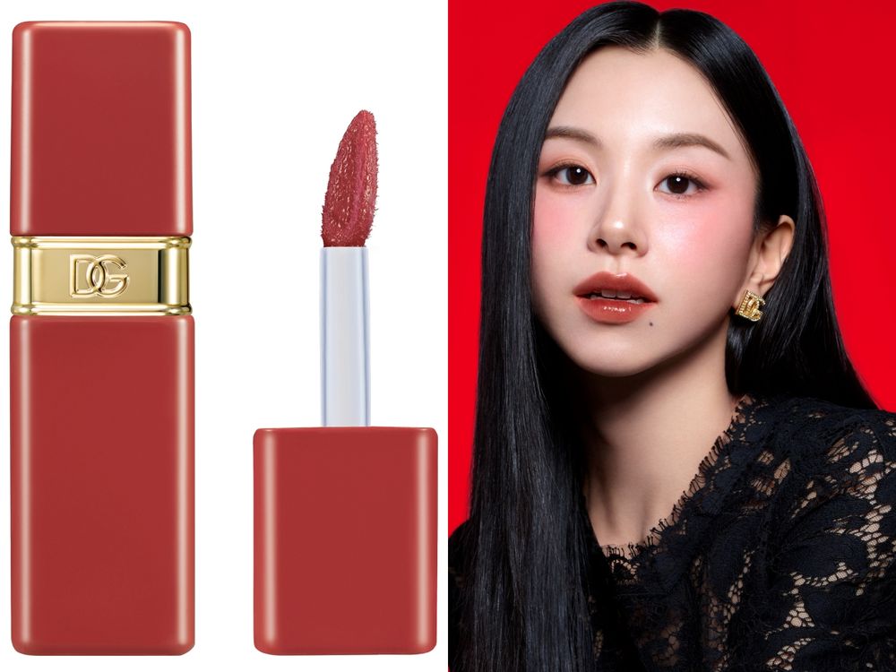 韓星帶貨力再爆！TWICE彩瑛空降DOLCE&GABBANA美妝謬思，果汁水光唇＋紅暈頰彩直接洗版全網！-11