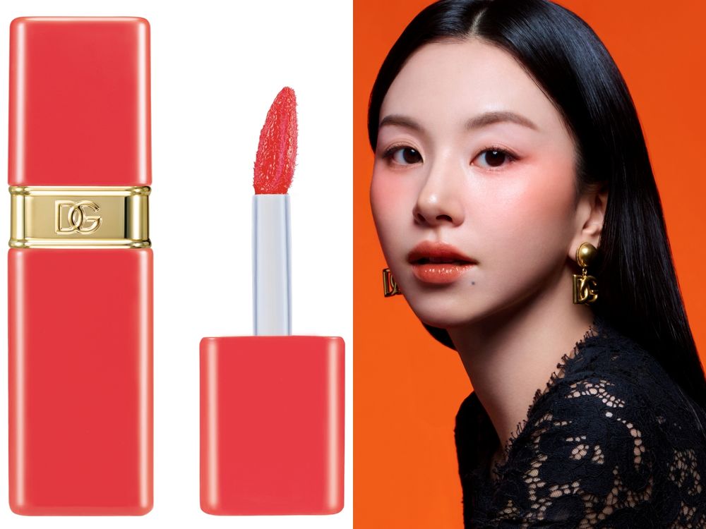 韓星帶貨力再爆！TWICE彩瑛空降DOLCE&GABBANA美妝謬思，果汁水光唇＋紅暈頰彩直接洗版全網！-9