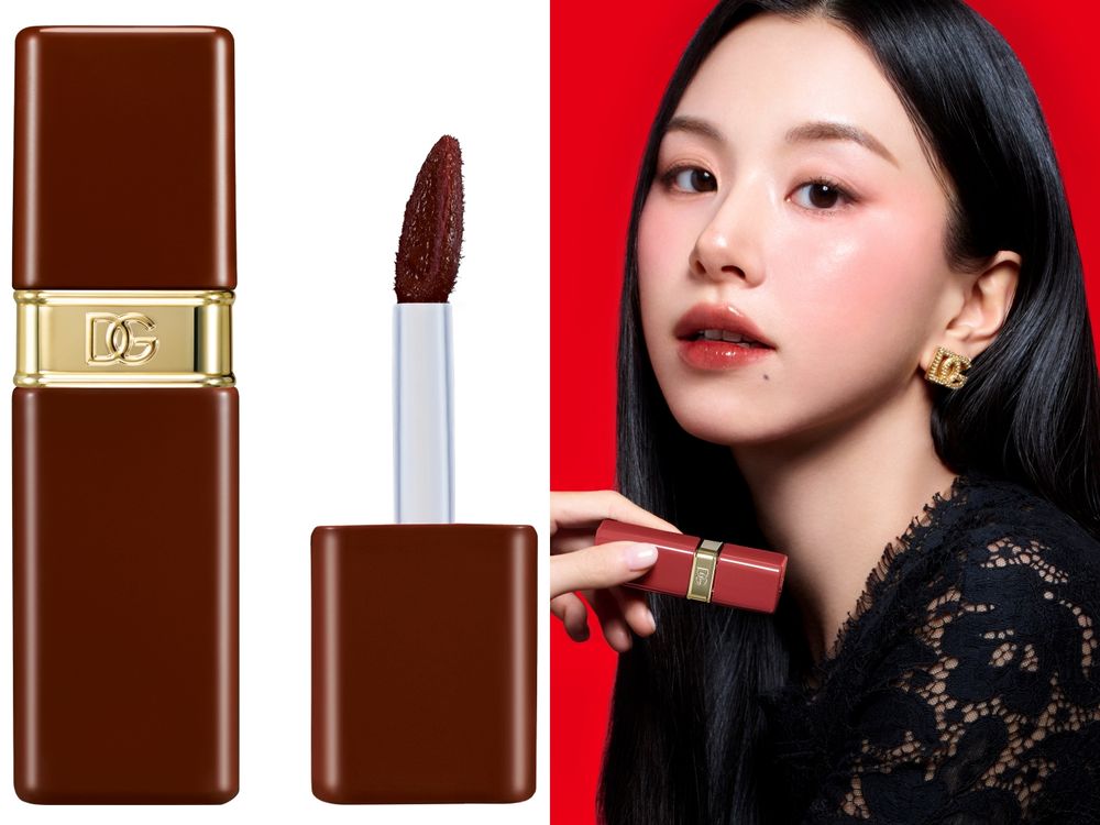 韓星帶貨力再爆！TWICE彩瑛空降DOLCE&GABBANA美妝謬思，果汁水光唇＋紅暈頰彩直接洗版全網！-12