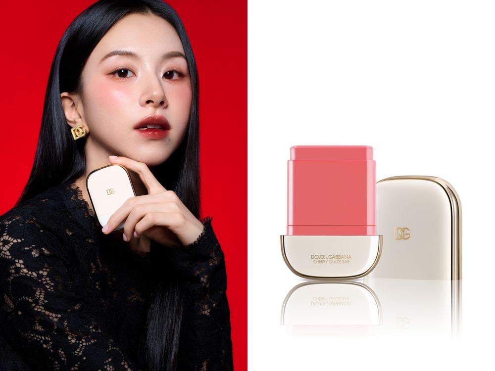 韓星帶貨力再爆！TWICE彩瑛空降DOLCE&GABBANA美妝謬思，果汁水光唇＋紅暈頰彩直接洗版全網！-14