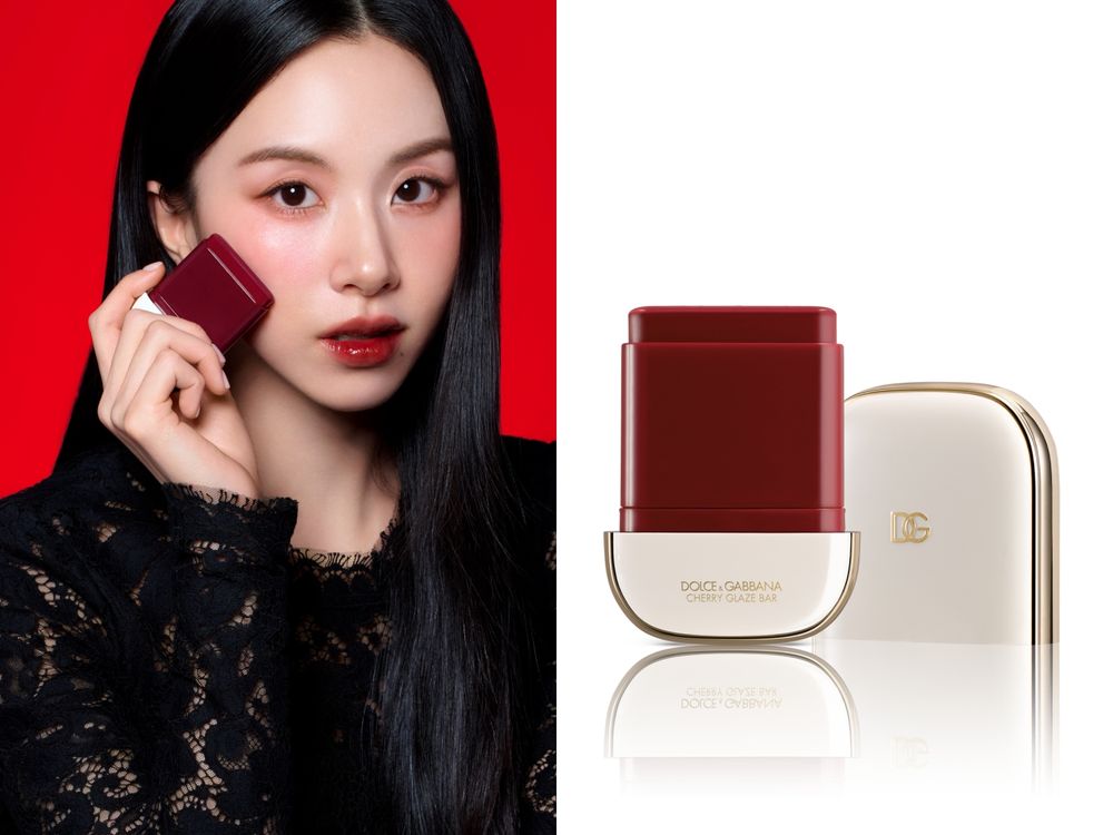 韓星帶貨力再爆！TWICE彩瑛空降DOLCE&GABBANA美妝謬思，果汁水光唇＋紅暈頰彩直接洗版全網！-15