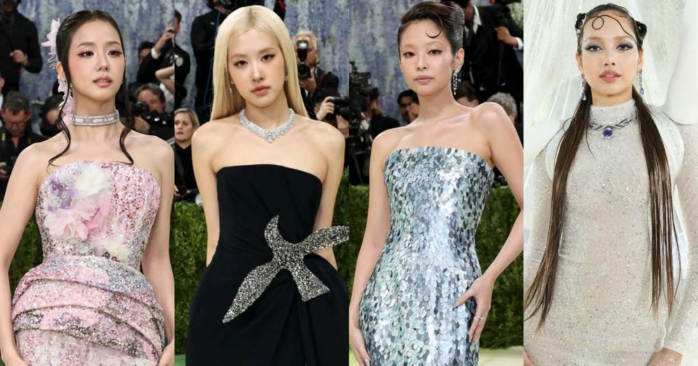 2026 Met Gala「紅毯女神」登場！BLACKPINK四閨女再度同框！Jisoo首秀獲好評、美到以為是花園女神！-1