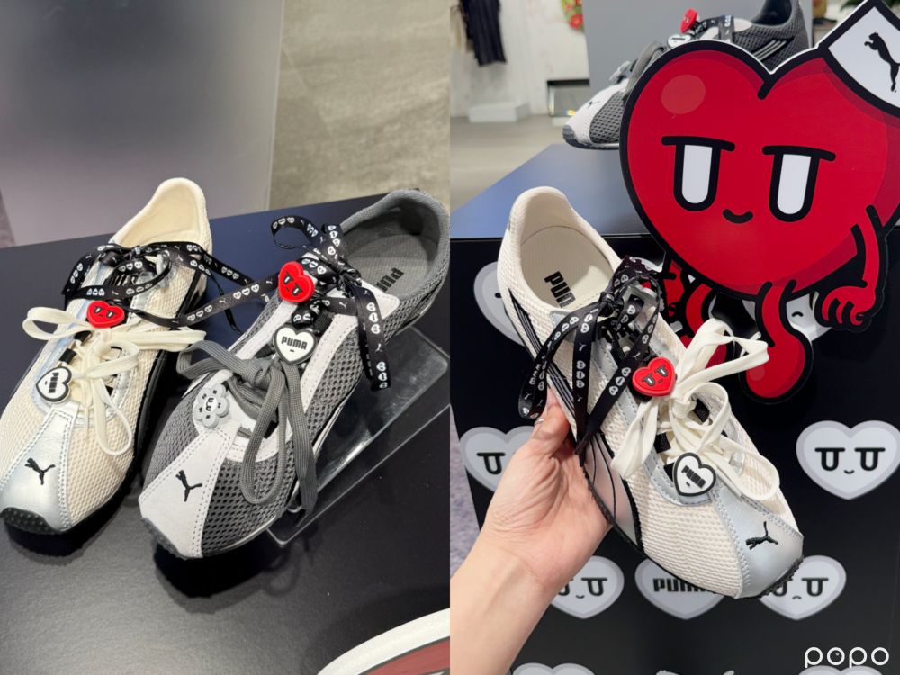 PUMA張凌赫同款「H-STREET球鞋」新色登場！銀光白、紅木棕美到犯規，厭世愛心鞋扣必收！-6
