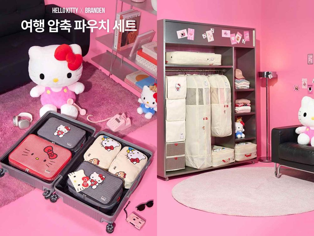 根本收納界天菜！韓牌再度聯名Hello Kitty！「後背包、化妝包」全都超能裝、女孩們無法冷靜！-5