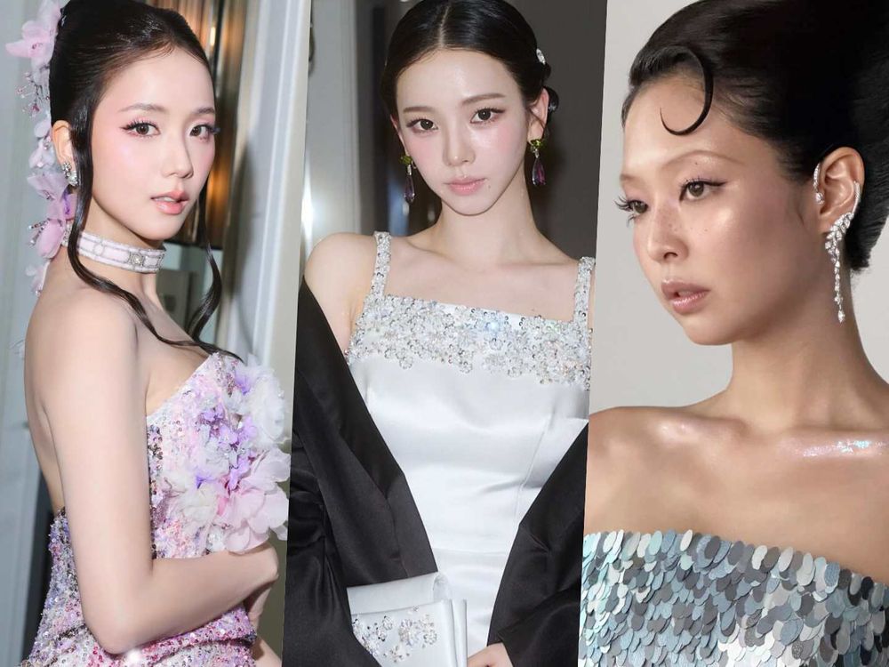 2026Met Gala韓星妝容關鍵字公開！Jennie水光骨相、Karina冷白碎鑽肌、Rosé高級裸光感，全網瘋學！-8
